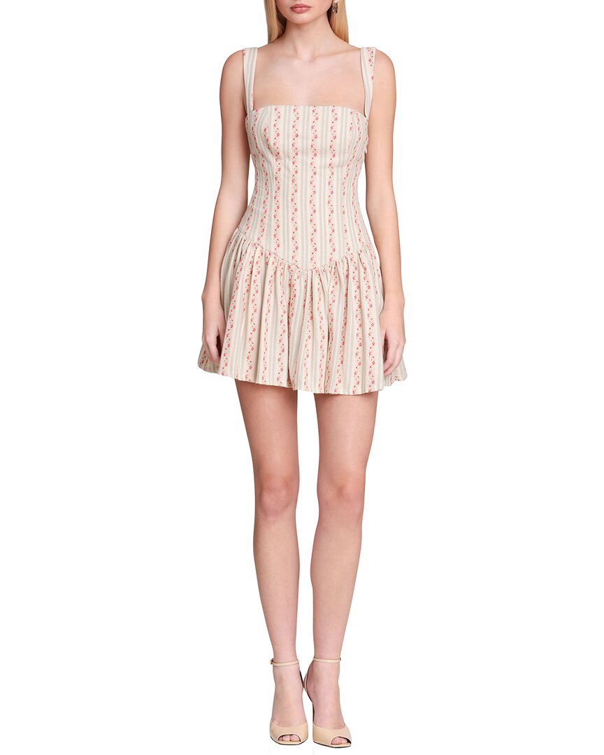 Avec Les Filles Avec Les Filles Flounce Skirt Romper Mini Dress