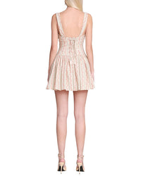 Avec Les Filles Avec Les Filles Flounce Skirt Romper Mini Dress