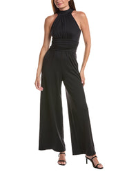 susana monaco Susana Monaco Mock Neck Sleeveless Jumpsuit