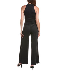 susana monaco Susana Monaco Mock Neck Sleeveless Jumpsuit