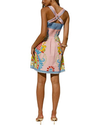 LEON GORI Leon Gori Sleeveless Mini Dress