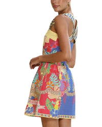 LEON GORI Leon Gori Sleeveless Mini Dress