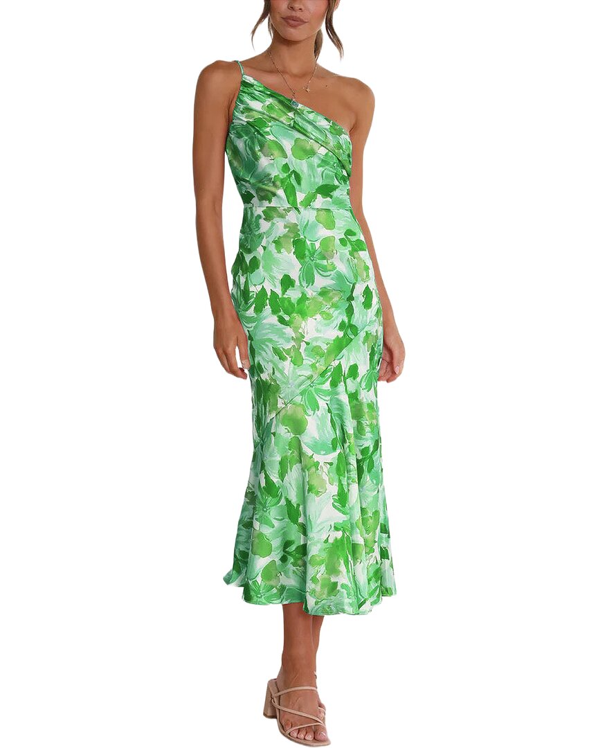 LEON GORI Leon Gori One-Shoulder Midi Dress