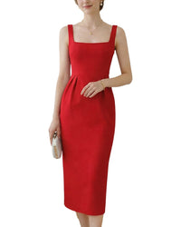 Vincent Sleeveless Midi Dress