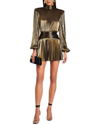 Linda Charm Linda Charm Embellished Mini Dress
