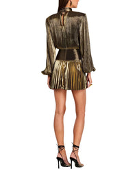 Linda Charm Linda Charm Embellished Mini Dress