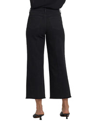 Nydj Coco Black Wide Leg Jean