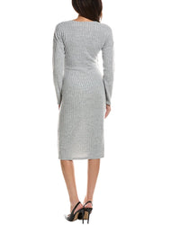 Maison Maar Maison Maar Hacci Wrap Bodice Midi Dress