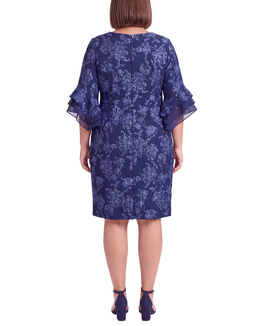 Adrianna Papell Adrianna Papell Plus Surplice Midi Dress
