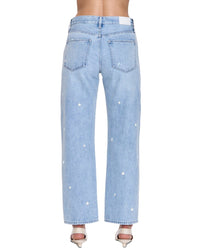 Pistola Pistola Lexi Petite Stellar Vintage Bowed Straight Jean