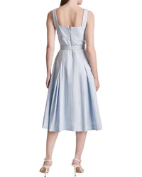 DKNY Dkny Linen-Blend Midi Dress