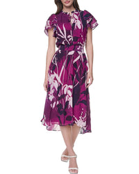 DKNY Dkny Fit & Flare Midi Dress