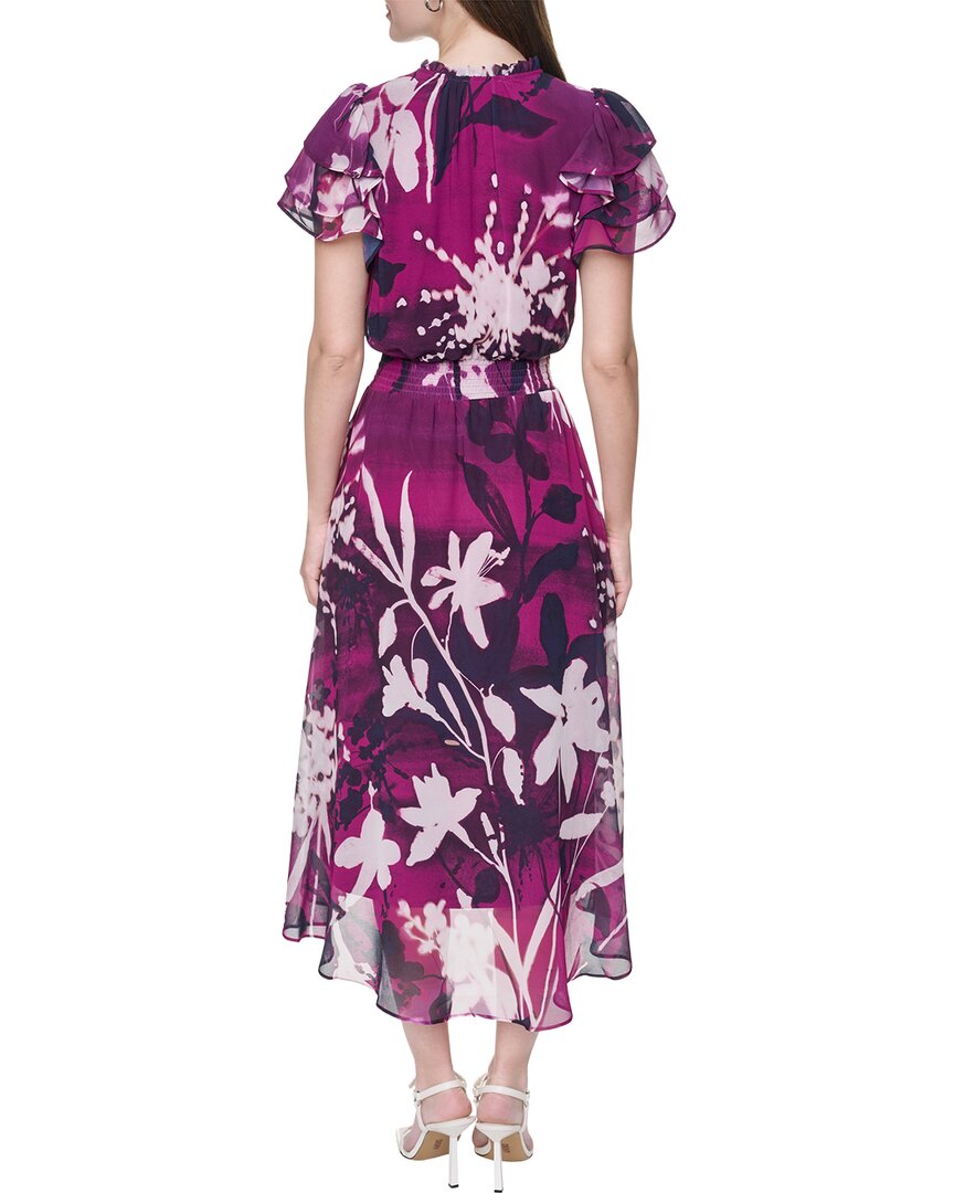 DKNY Dkny Fit & Flare Midi Dress