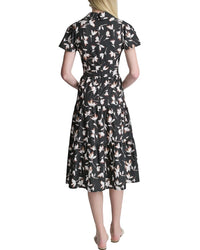 DKNY Dkny Faux Wrap Midi Dress