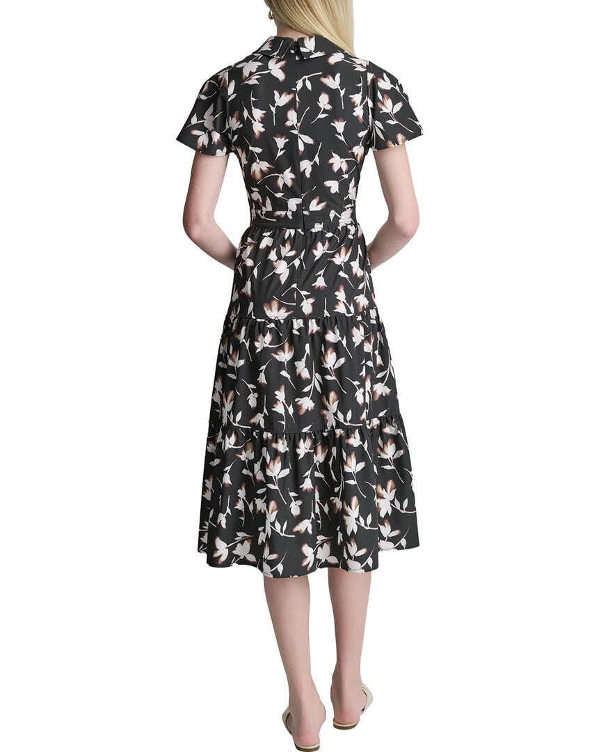 DKNY Dkny Faux Wrap Midi Dress