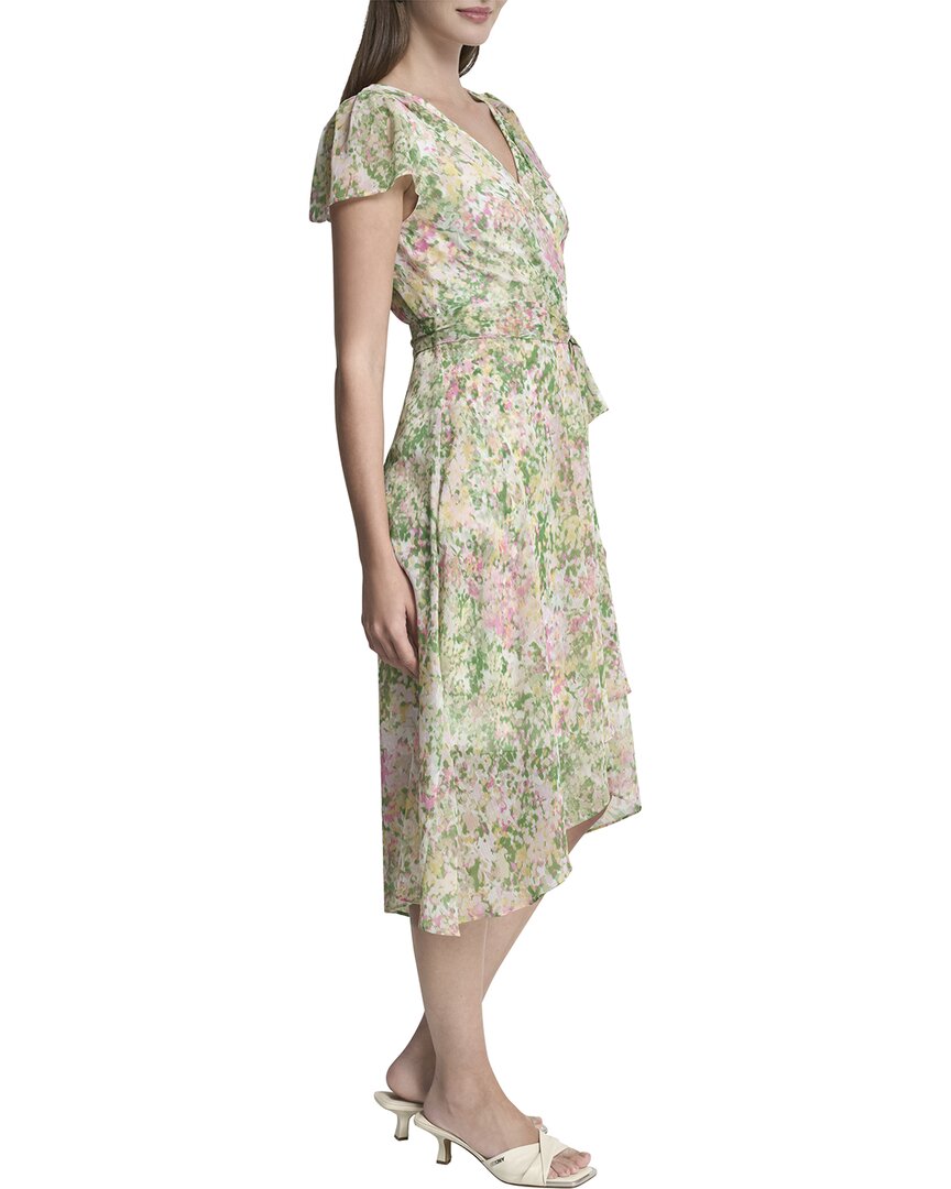 DKNY Dkny Faux Wrap Midi Dress