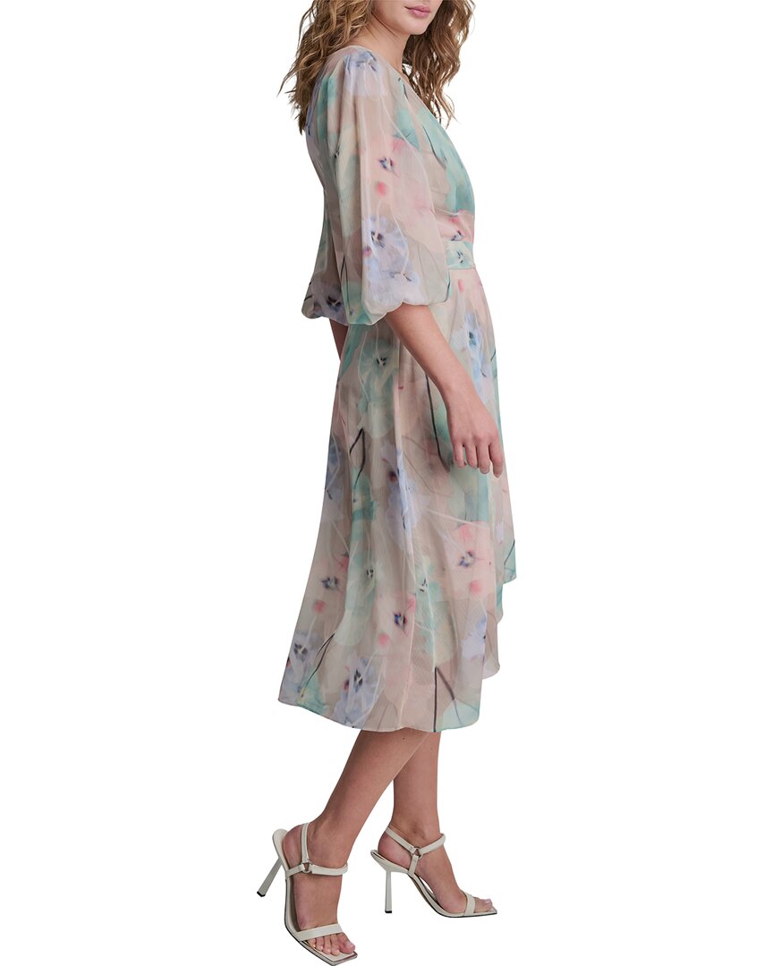 DKNY Dkny Faux Wrap Midi Dress