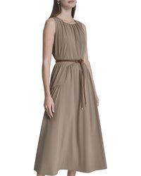 DKNY Dkny Drop Waist Midi Dress
