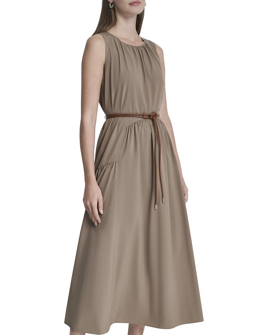 DKNY Dkny Drop Waist Midi Dress