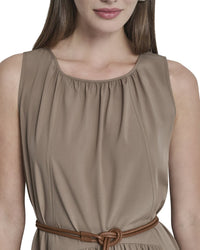 DKNY Dkny Drop Waist Midi Dress