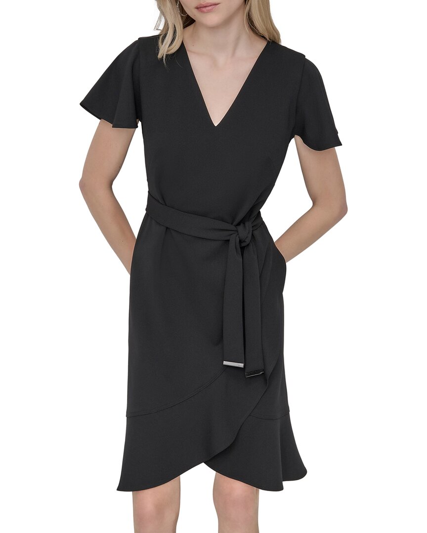 DKNY Dkny Faux Wrap Dress