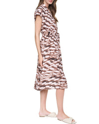 DKNY Dkny Faux Wrap Midi Dress