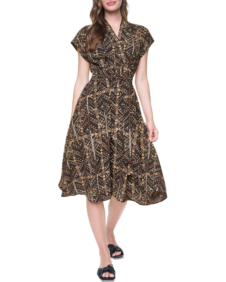 DKNY Dkny Faux Wrap Midi Dress