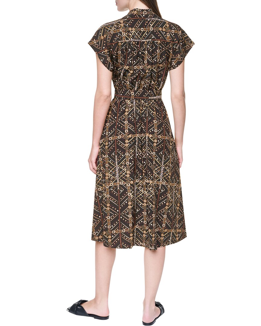 DKNY Dkny Faux Wrap Midi Dress
