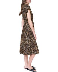 DKNY Dkny Faux Wrap Midi Dress