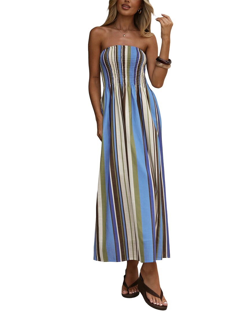 OLOEY Oloey Off-The-Shoulder Maxi Dress