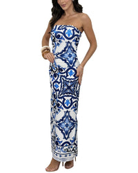 Oloey Off-The-Shoulder Maxi Dress
