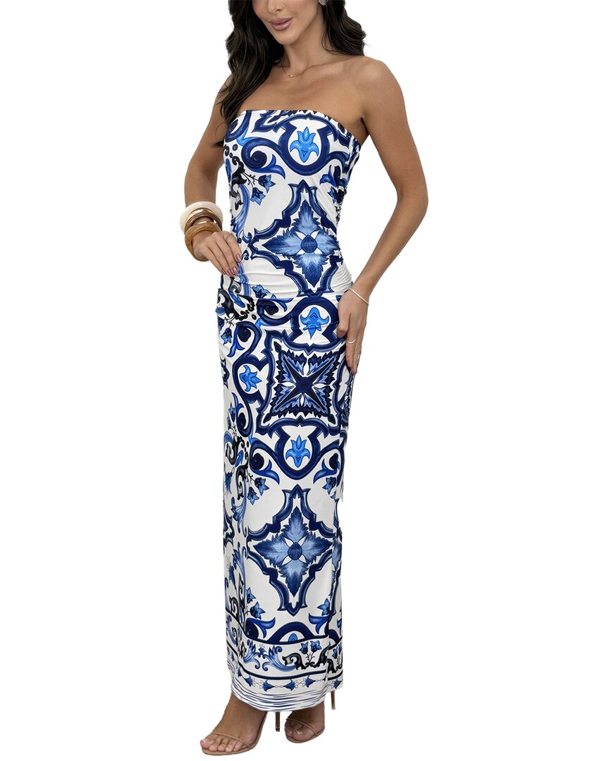 Oloey Off-The-Shoulder Maxi Dress