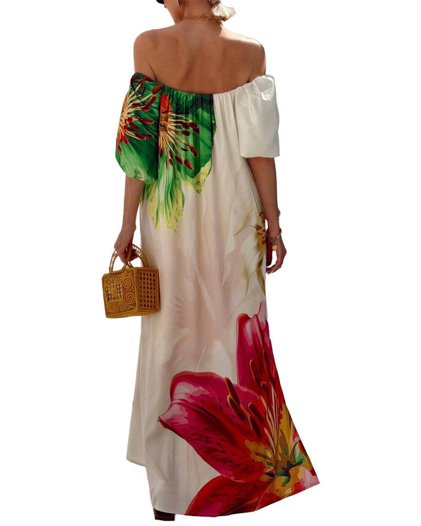 OLOEY Oloey Off-The-Shoulder Maxi Dress