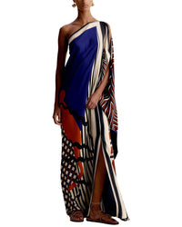 Oloey One-Shoulder Maxi Dress