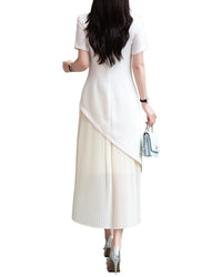 Burryco Short Sleeve Midi Dress