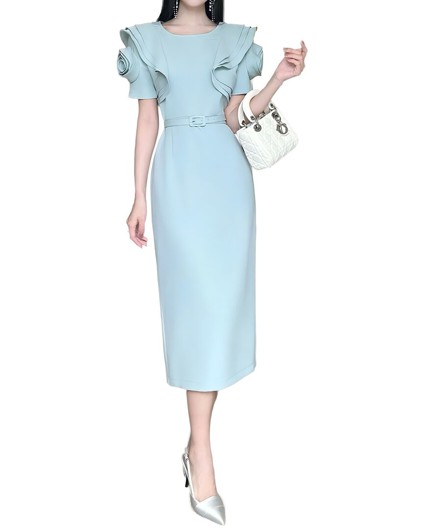 Burryco Short Sleeve Midi Dress