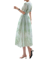 BRC By BURRYCO Brc By Burryco Short Sleeve Midi Dress