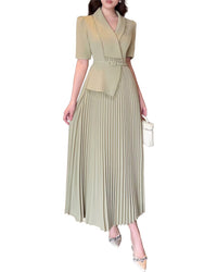 BURRYCO Burryco Short Sleeve Midi Dress