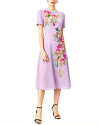 BRC By BURRYCO Brc By Burryco Short Sleeve Midi Dress