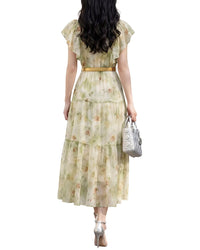 BRC By BURRYCO Brc By Burryco Short Sleeve Midi Dress