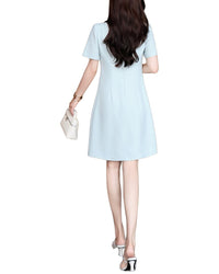BURRYCO Burryco Short Sleeve Aline Dress