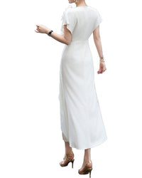 Burryco Short Sleeve Midi Dress