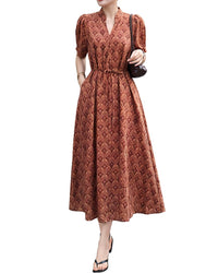 BRC By BURRYCO Brc By Burryco Short Sleeve Midi Dress