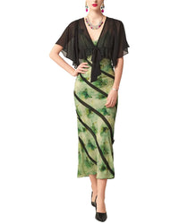 Burryco Short Sleeve Midi Dress
