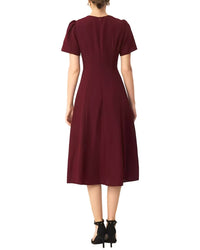 Brc By Burryco Short Sleeve Midi Dress