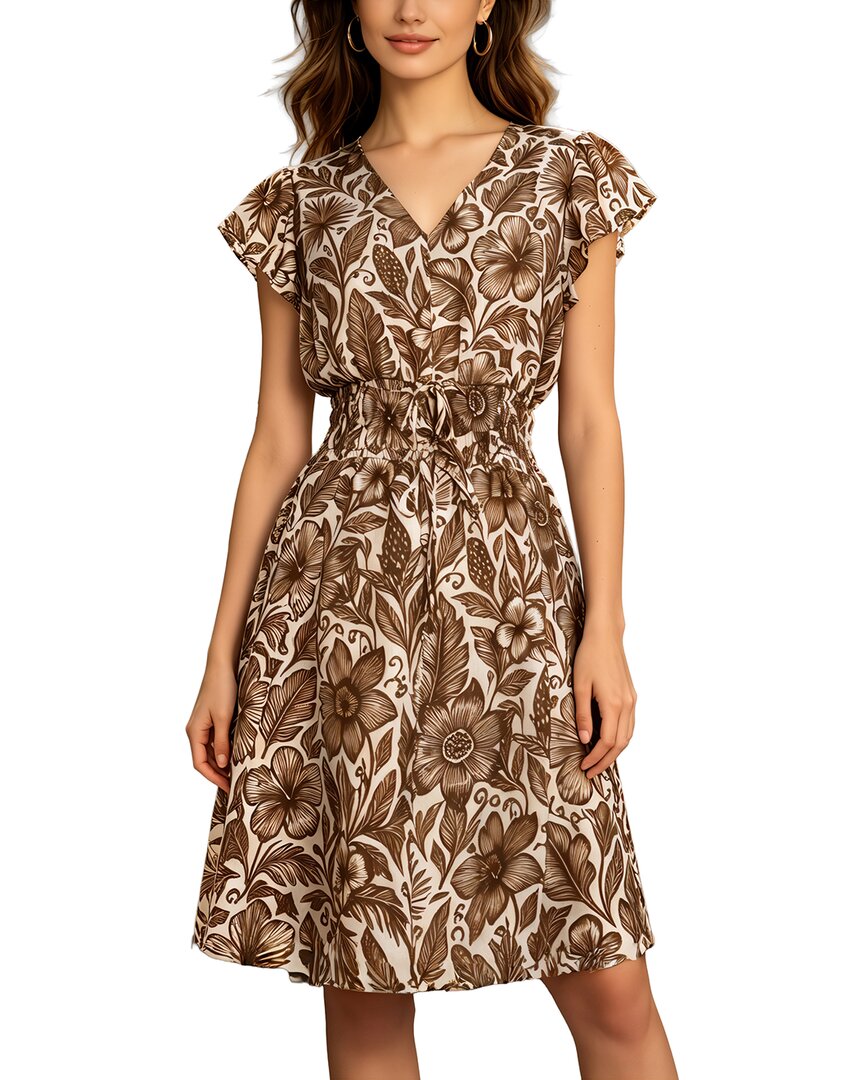 Brc By Burryco Short Sleeve Mini Dress