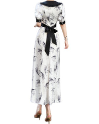 Burryco Short Sleeve Midi Dress