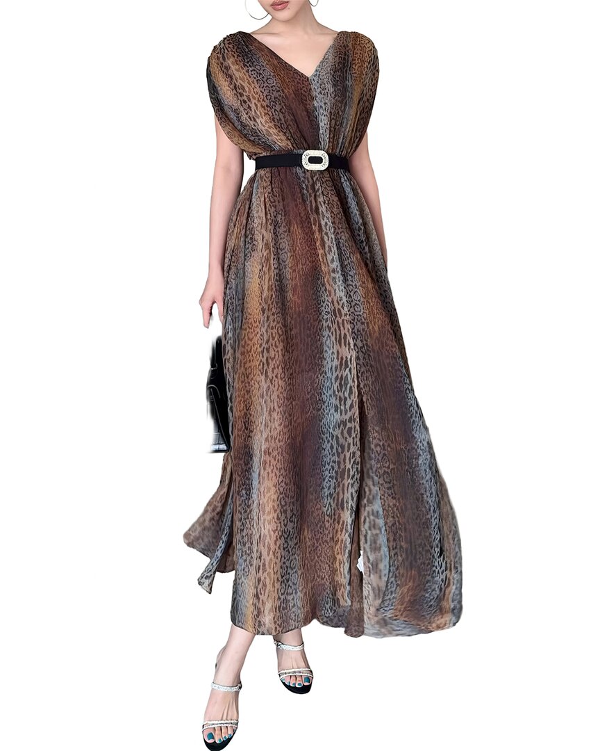 Burryco Short Sleeve Maxi Dress