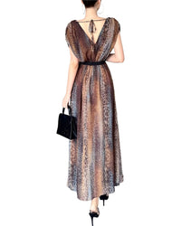 Burryco Short Sleeve Maxi Dress