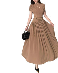 Burryco Short Sleeve Maxi Dress